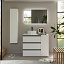 Mueble de baño sobre encimera Bequia Plus Metal 3 cajones 1 puerta de Salgar